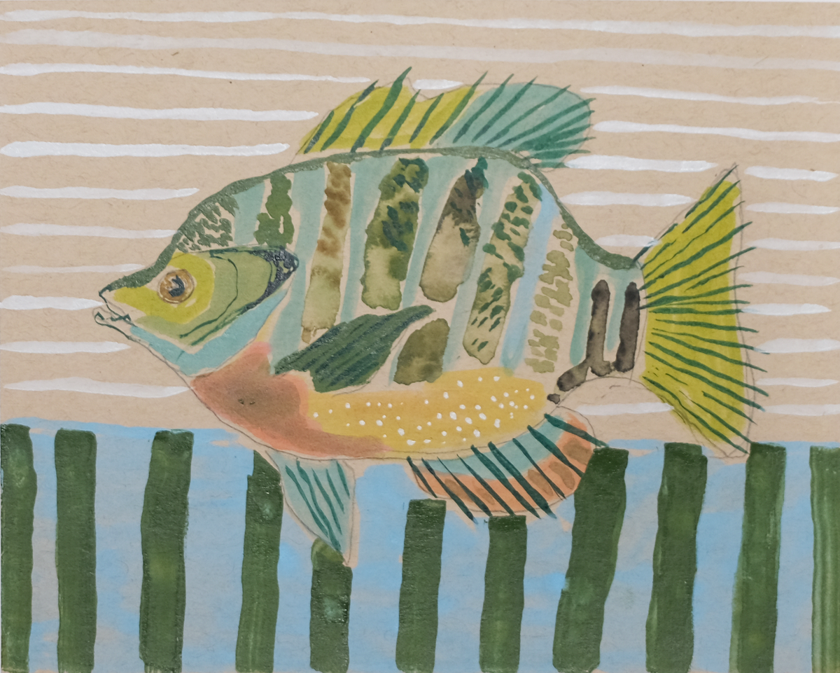 Fish No. 1 - 7 x 5.5"