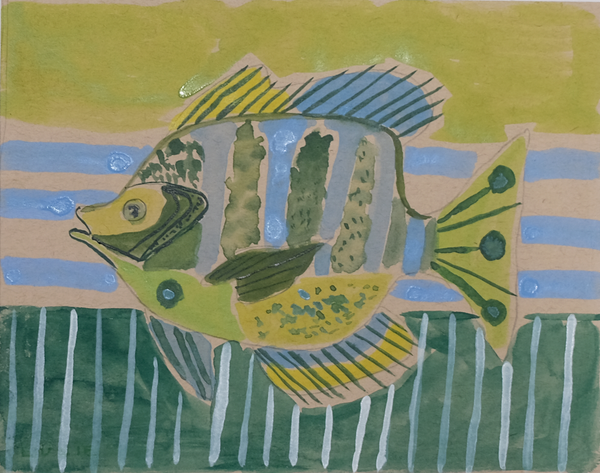 Fish No. 5 - 7 x 5.5"