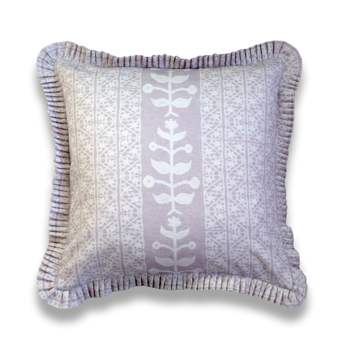 *New* Isa - Lilac Ruffle Pillow