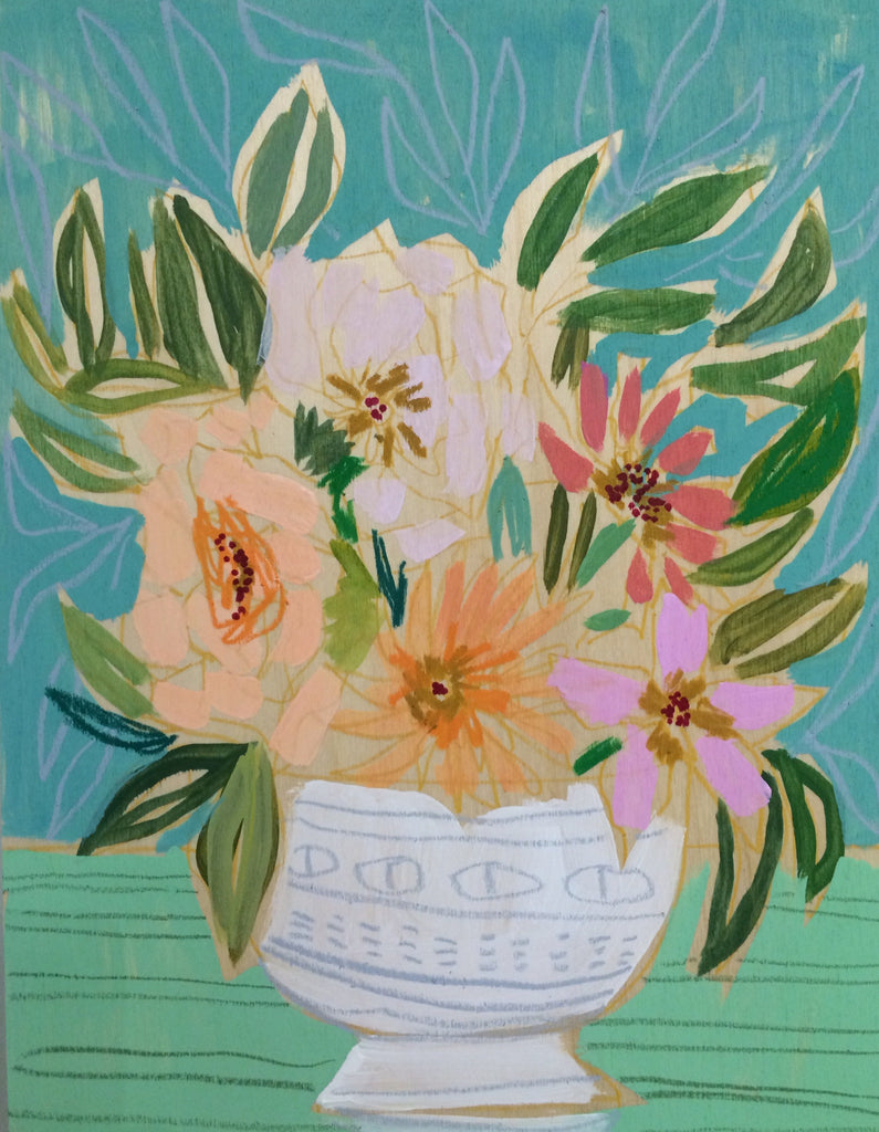 FLOWERS FOR MARY FRANCES - 11X14 | Lulie Wallace